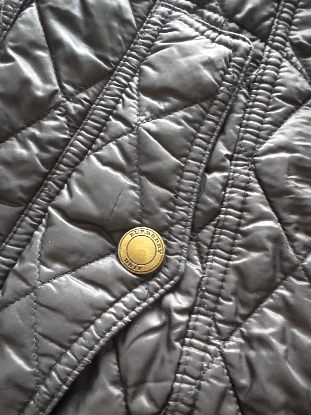 Burberry Black Quilted Long Puffer Coat - Picture 4 of 9